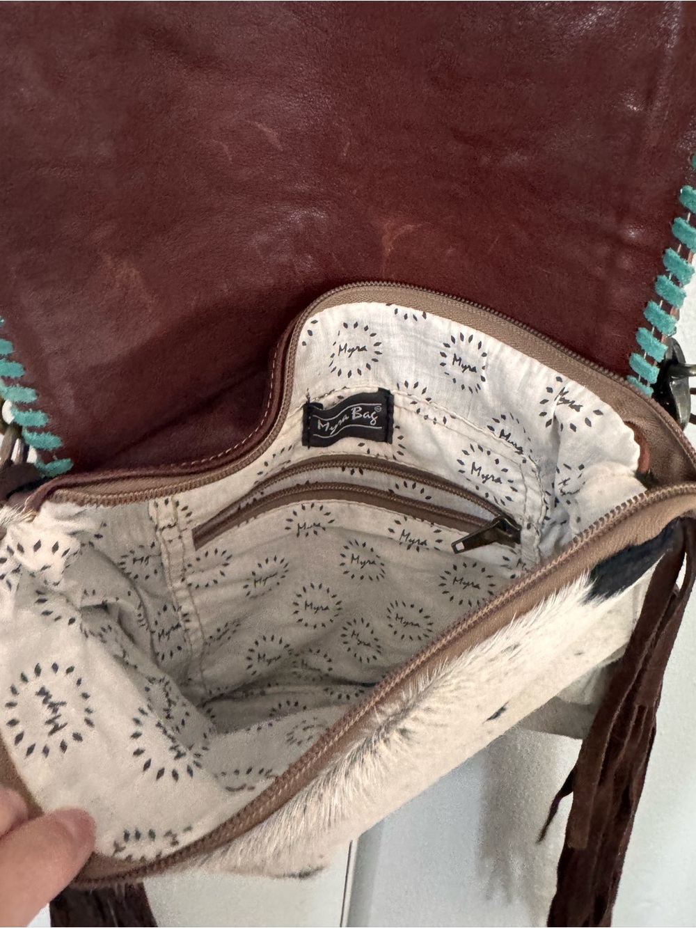 Myra Fringe Cross Body Bag - Picture 2 of 2